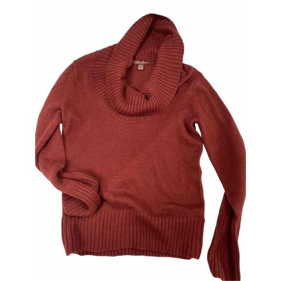 Lena Jeans rustic red sweater size M - Picture 2 of 5